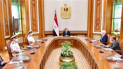 السيسي يستقبل رئيس شركة لورسن الألمانية العالمية المتخصصة في مجال صناعة السفن