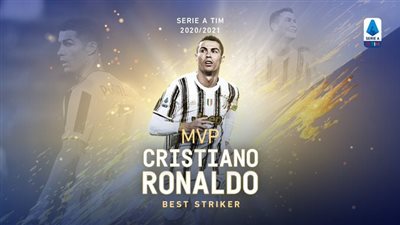 رسميًا.. كريستيانو رونالدو أفضل مهاجم في الدوري الإيطالي