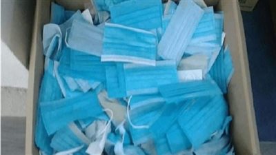ضبط 30 ألف كمامة مجهولة المصدر في القليوبية 