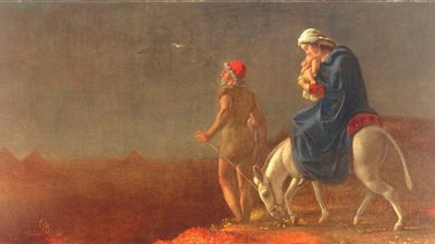 تفاصيل رسم أول لوحة لرحلة العائلة المقدسة بمصر بعد دخول الحملة الفرنسية