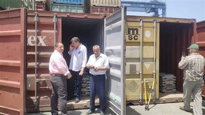 للمرة الثانية خلال أيام.. جمارك بورسعيد تضبط محاولة تهريب قوالب رصاص خام (صورة)