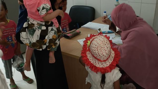 قافلة طبية بقرية