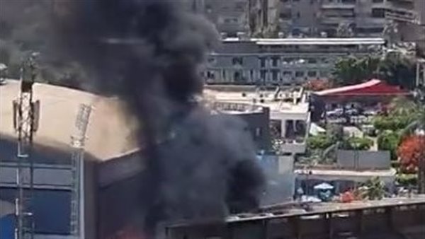 حريق بمدرجات مختار