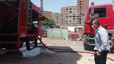 السيطرة على حريق بمنزل وورشة في شبرا الخيمة (صور) 