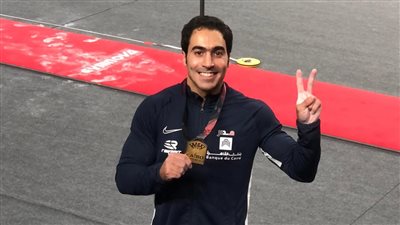 علي زهران يتوج بذهبية جهاز الحلق بكأس العالم للجمباز الفني