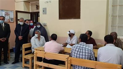 بدء أعمال التصحيح والمراجعة لامتحانات الشهادة الإعدادية بدمياط