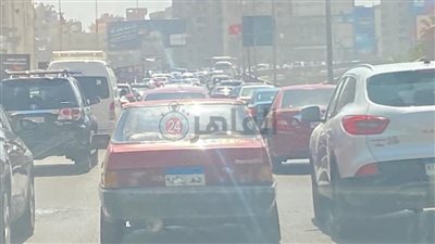 تكدسات مرورية بالطريق الدائري ومحور 26 يوليو (صور)