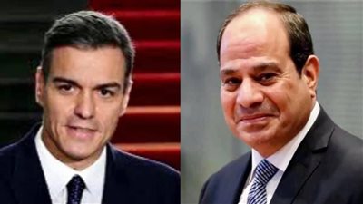 السيسي يعرب عن تطلعه لاستمرار التعاون بين مصر وإسبانيا في مختلف المجالات