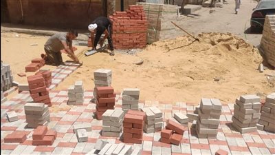 الجيزة: انتهاء 75% من أعمال تطوير ورصف الطرق بـ الإنترلوك في بولاق الدكرور