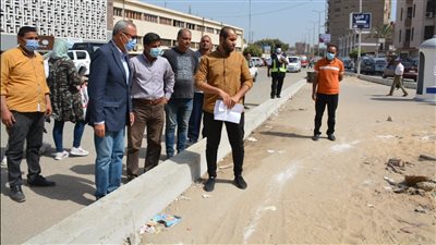 محافظ القليوبية يتابع أعمال تطوير ميدان المحطة بمدينة بنها