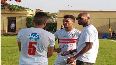 شيكابالا يؤازر لاعبي الزمالك في ودية وادي دجلة
