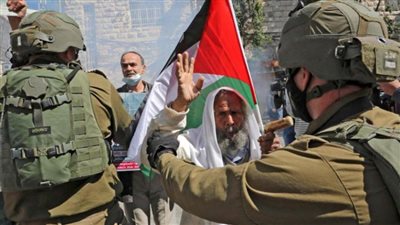 مظاهرات في المسجد الإبراهيمي احتجاجًا على منع الاحتلال الإسرائيلي رفع الأذان