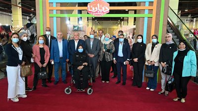 وزيرة التضامن وأعضاء البرلمان يتفقدون أروقة معرض ديارنا للأثاث والمفروشات والسلع المعمرة