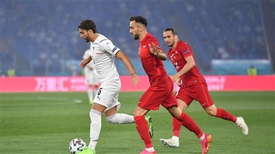 التعادل السلبي يحسم نتيجة الشوط الأول من مباراة إيطاليا وتركيا في افتتاح اليورو