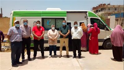 الكشف على 1126 مواطنا في قافلة طبية بقرية محمد رفعت بالبحيرة