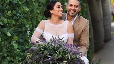 بحضور مشاهير الفن.. الصور الكاملة لحفل زفاف محمد فراج وبسنت شوقي