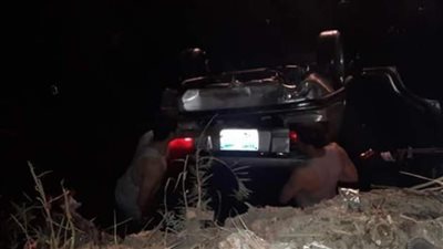 مصرع فتاة وإصابة ثلاثة أشخاص في انقلاب تاكسي بكفر الشيخ (أسماء)