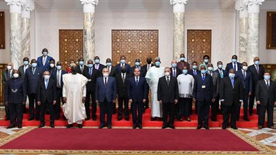 السيسي يؤكد أهمية المؤسسات القضائية في مواجهة ظاهرة الإرهاب (صور)