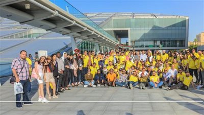 وفد منحة ناصر للقيادة الدولية في زيارة لمكتبة الإسكندرية 