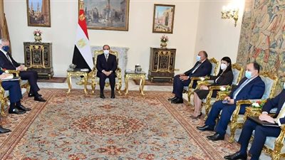  الرئيس السيسي يستقبل وزير الاقتصاد والمالية الفرنسي 