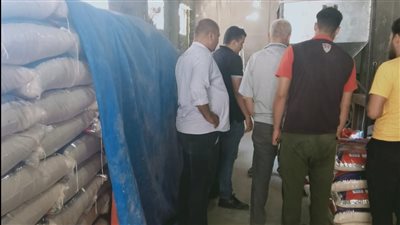 ضبط 8 أطنان أرز مجهول المصدر و5 جزارين لعرضهم لحوم غير صالحة بالبحيرة