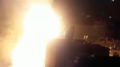 حريق أعلى سطح منزل بمنطقة دار السلام بالقاهرة (فيديو)