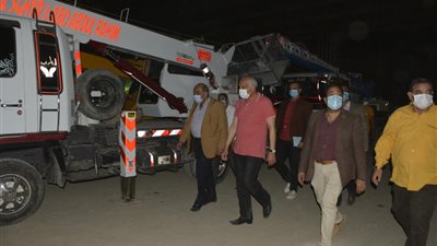 محافظ الجيزة يتفقد مسارات العمل بالمحور المروري الموازي لشارع الهرم