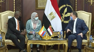 لقطات من لقاء وزيري داخلية مصر وجمهورية القمر المتحدة (فيديو)