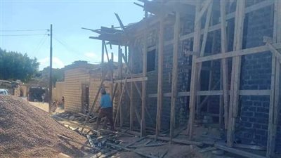 وقف أعمال بناء مخالف قرب العامرية غرب الإسكندرية