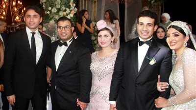 أعضاء البرلمان وقيادات الدولة يحتفلون بزفاف نجل رجل الأعمال طارق الجيوشي