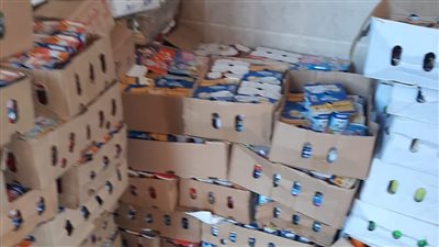 التحفظ على مضبوطات غذائية غير صالحة للاستخدام بالإسكندرية