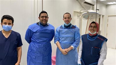 قسطرة شريانية تنقذ حياة مريضة تعاني من نزيف حاد بمستشفى طنطا التعليمي