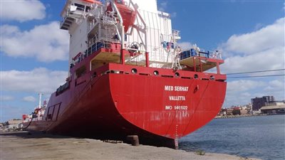 قناة السويس: شحن 6500 طن صودا كاوية من ميناء غرب بورسعيد