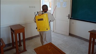 تعقيم لجان الامتحانات عقب انتهاء الدبلومات الفنية والثانوية الأزهرية بكفر الشيخ 