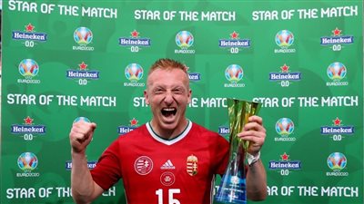 لازلو كلينهيسلر أفضل لاعب في مباراة المجر وفرنسا في 