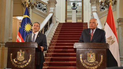وزير الخارجية: هناك تنسيق بين مصر وماليزيا حول القضايا الإقليمية 