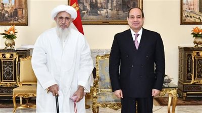 السيسي يؤكد لسلطان طائفة البهرة إيمان مصر العميق بالحوار بين الشعوب كافة