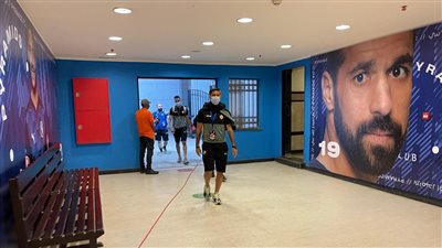 الرجاء المغربي يصل استاد الدفاع الجوي لمواجهة بيراميدز