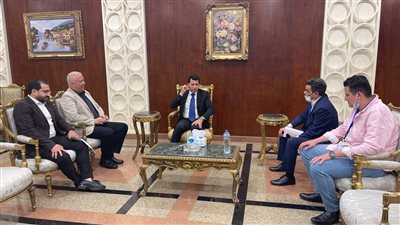 وزير الرياضة يدعم بيراميدز أمام الرجاء المغربي 