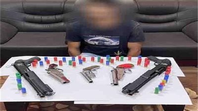 حبس مسجل خطر لحيازته سلاحًا ناريًا والاتجار في المخدرات بالسلام