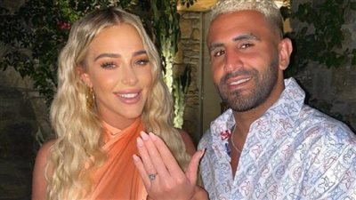 محرز يعلن خطوبته من عارضة الأزياء البريطانية تايلور وارد