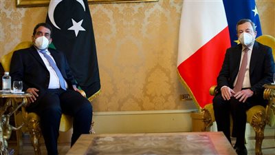 مباحثات ليبية إيطالية بين 
