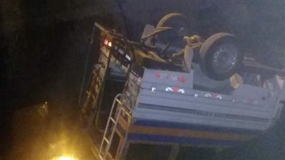 بينهم طفلان.. ننشر أسماء مصابي حادث انقلاب سيارة بترعة الحاجر بأسوان