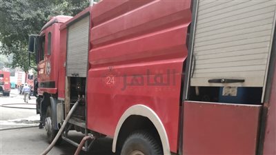 السيطرة على حريق مخزن قطع غيار دراجات نارية بالمطرية