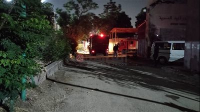 15 صورة من حريق جراج بوزارة الزراعة 