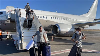 بعثة بيراميدز تصل كازبلانكا استعدادًا لمواجهة الرجاء المغربي  