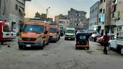 نقل 10 مصابين في حادث انقلاب سيارة بالطريق الدولي لمستشفى كفر الشيخ العام (صور)