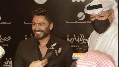 تامر حسنى يحيي حفلًا في موسم الرياض (صور)