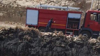 السيطرة على حريق بأرض زراعية في أسوان