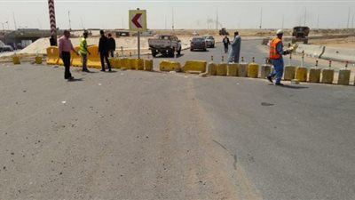 تجديد غلق طريق ترعة سري باشا بمركز أبو قرقاص بالمنيا للصيانة والتطوير